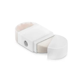 GOMA2 Hegyező és radír, fehér