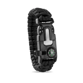SURVIVAL Biztonsági karkötő, fekete