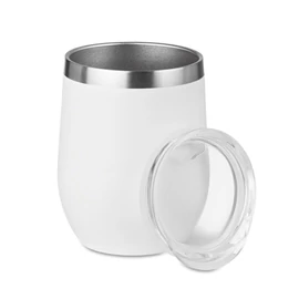 CHIN CHIN Duplafalú bögre 300 ml, fehér