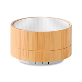 SOUND BAMBOO 3W bambusz vez. nélk hangszóró, fehér