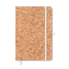 SUBER A5 vonalas notesz parafa borító, fehér