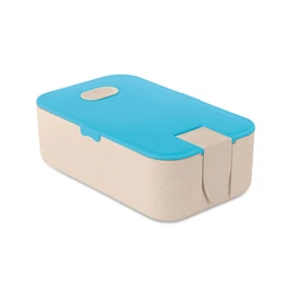 LUNCH2GO Búzaszalma/PP uzsonnás doboz, türkizkék