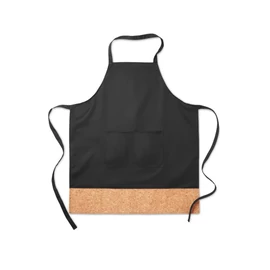 KITAB CORK Kötény parafa aljjal, fekete