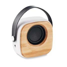 OHIO SOUND 3W hangszóró bambusz fronttal, fehér