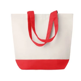KLEUREN BAG Vászon strandtáska, 280 g, piros
