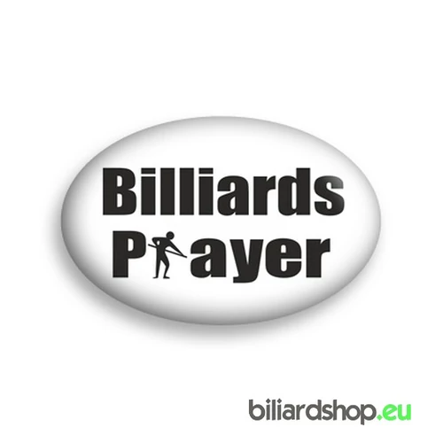 BILLIARDS PLAYER kitűző