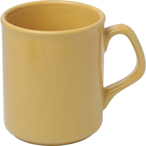 Porcelán bögre, 250 ml, sárga