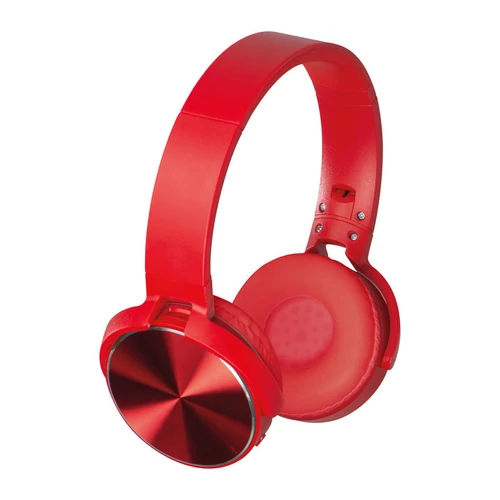 Bluetooth fejhallgató, piros