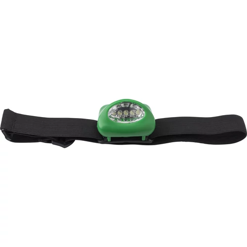 5 LED-es fejlámpa, zöld