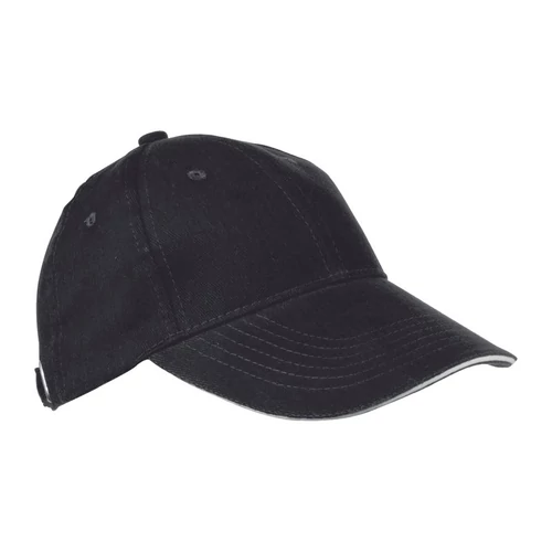 SANDWICH baseball sapka, 6 panel, fekete