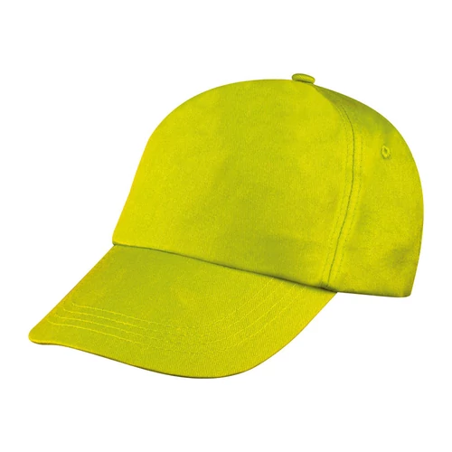Vászon baseball sapka, 5 panel, világos zöld