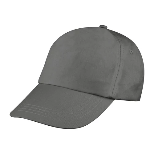 Vászon baseball sapka, 5 panel, ezüst