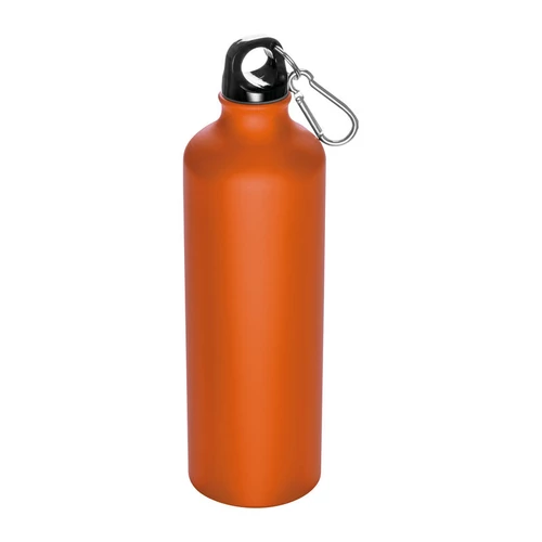 Nagy ivópalack karabinerrel, 800 ml, narancssárga