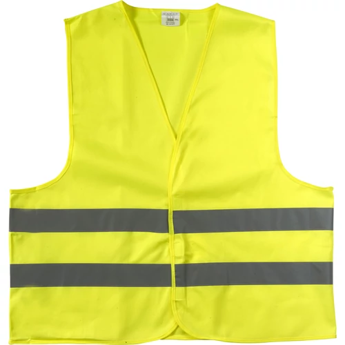 Fényvisszaverő biztonsági mellény, XL, sárga