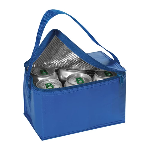 Mini hűtőtáska vállpánttal, kék