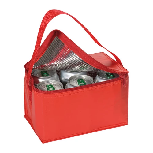 Mini hűtőtáska vállpánttal, piros