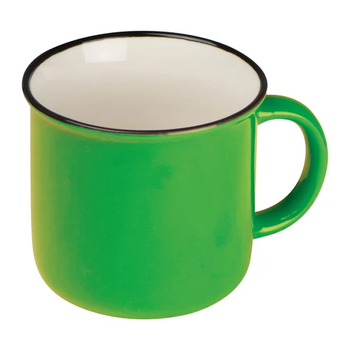 Kerámia bögre, 350 ml, zöld