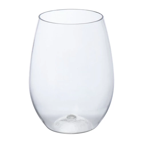 PET műanyag pohár, 450 ml, áttetsző