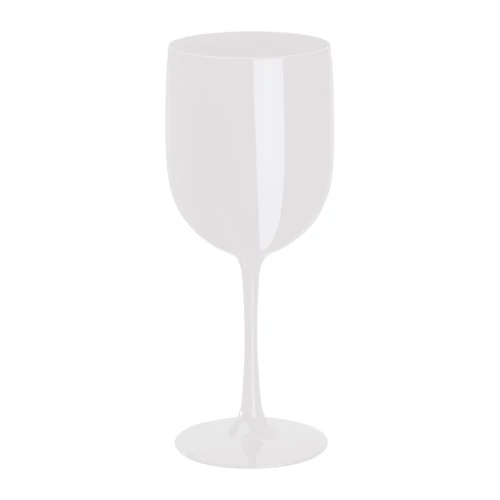 Műanyag talpas pohár, 450 ml, fehér