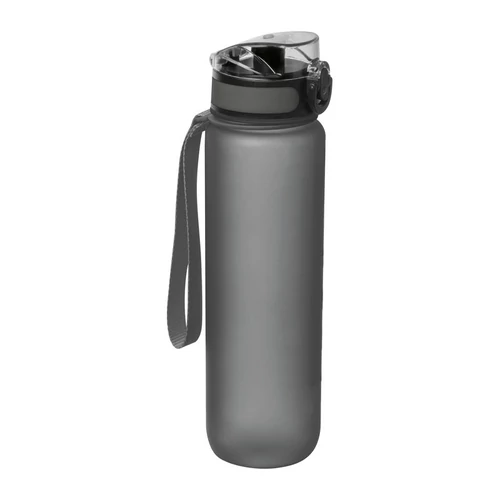 Tritánból készült sport ivópalack, 1000 ml, ezüst