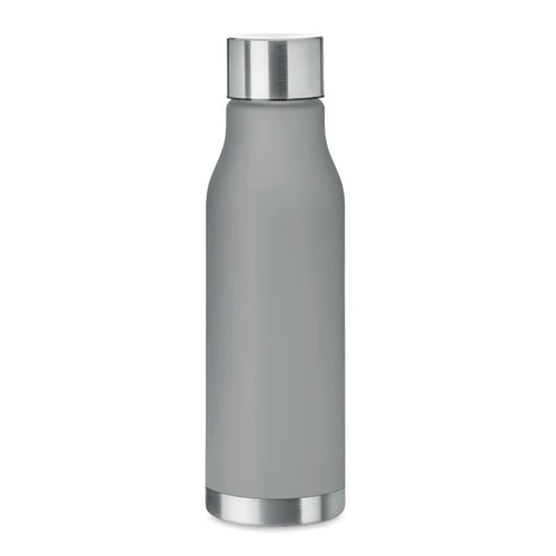 RPET palack, 600 ml, áttetsző szürke