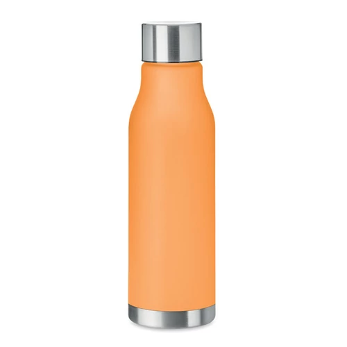 RPET palack, 600 ml, áttetsző narancssárga