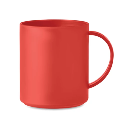 PP bögre 300 ml, piros