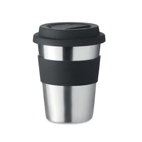Rozsdamentes acél pohár 350ml, fekete