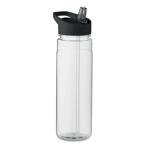 RPET palack PP fedéllel 650 ml, fekete