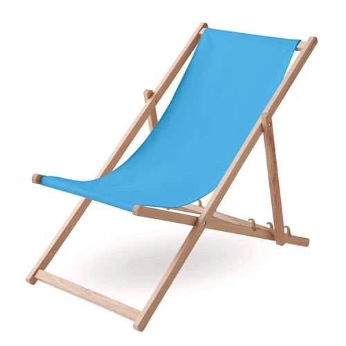 Strandszék fából, türkiz