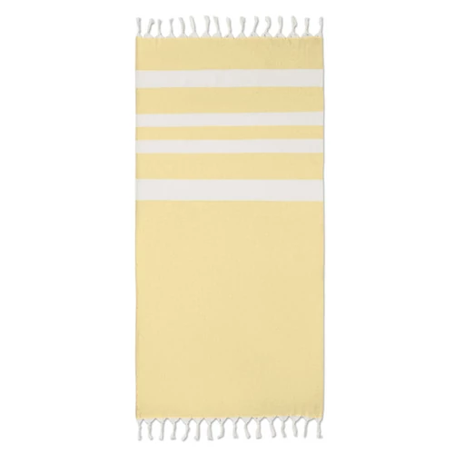 AGOURA Hamam törölköző/takaró 140 g, sárga