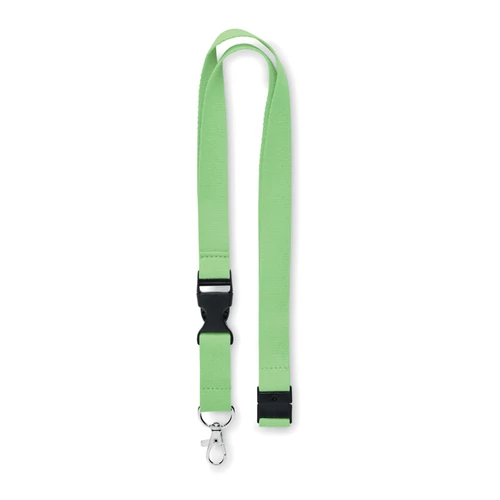 20 mm nyakpánt fém klipsszel, lime