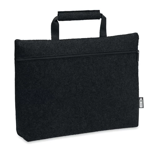 RPET filc laptop táska, fekete