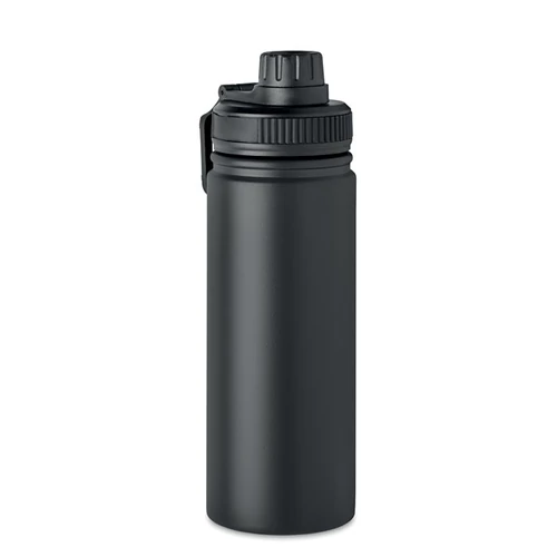 Duplafalú palack 500 ml, fekete