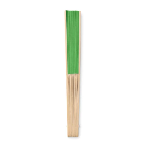 Bambusz legyező, lime