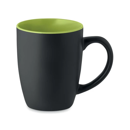 Kétszínű kerámia bögre 290 ml, lime