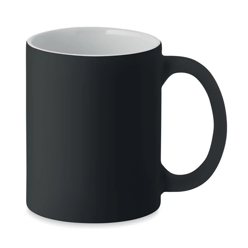 Matt színű bögre 300 ml, fekete