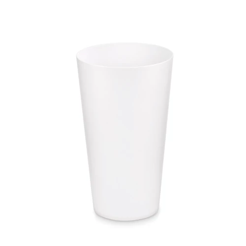 FESTA CUP Frosted PP cup 550 ml, fehér