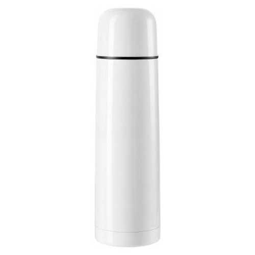 Acéltermosz,  duplafalú, 500 ml, fehér