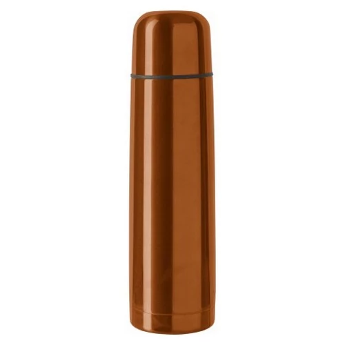 Acéltermosz,  duplafalú, 500 ml, narancs