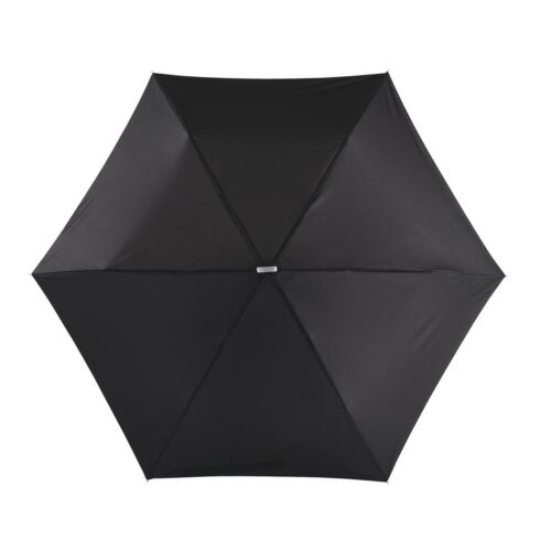 FLAT szuper mini alumínium összecsukható esernyő, fekete