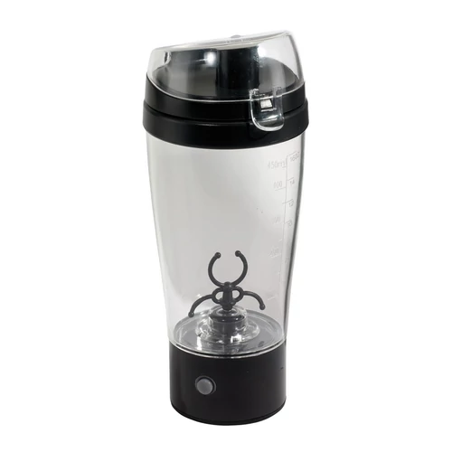 CURL elektromos shaker, átlátszó, fekete