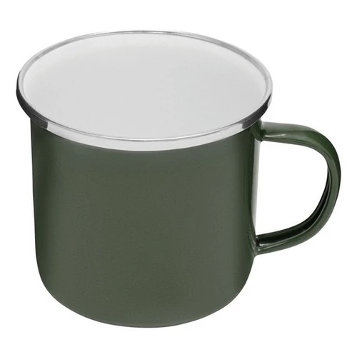 VINTAGE CUP zománcozott bögre, zöld