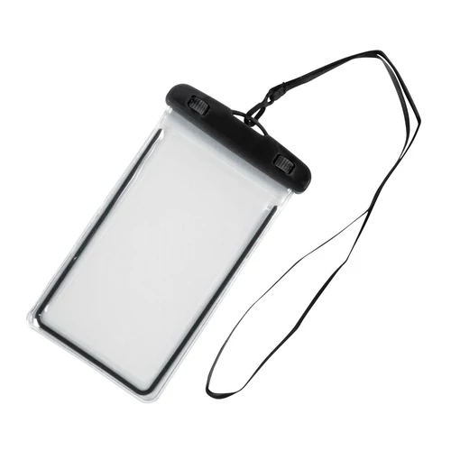 DIVER cseppálló mobiltelefon tartó, fekete, átlátszó
