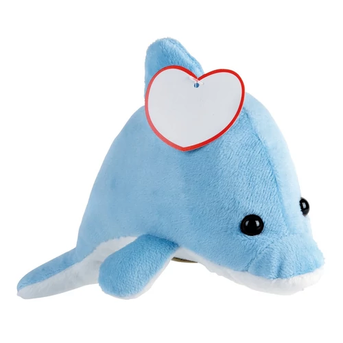 OCEAN IDA plüss delfin, kék, fehér