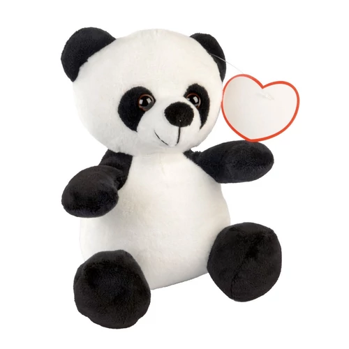 ANTHONY plüss panda, fehér, fekete