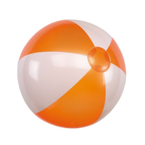 ATLANTIC felfújható strandlabda, fehér, narancssárga