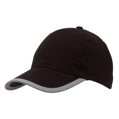 DETECTION 6 paneles baseball sapka, fekete