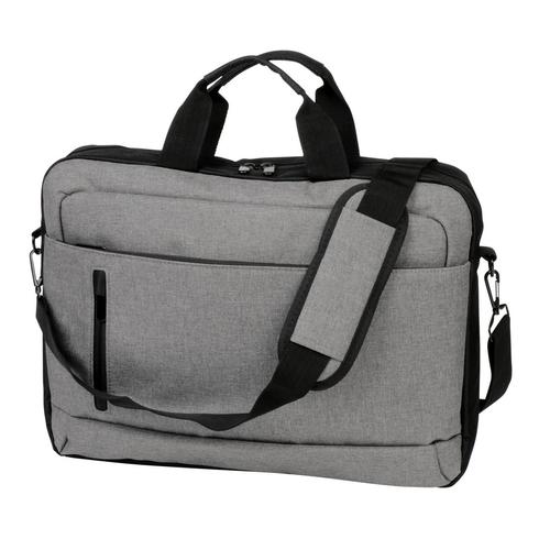 YALE laptop táska, fekete, szürke