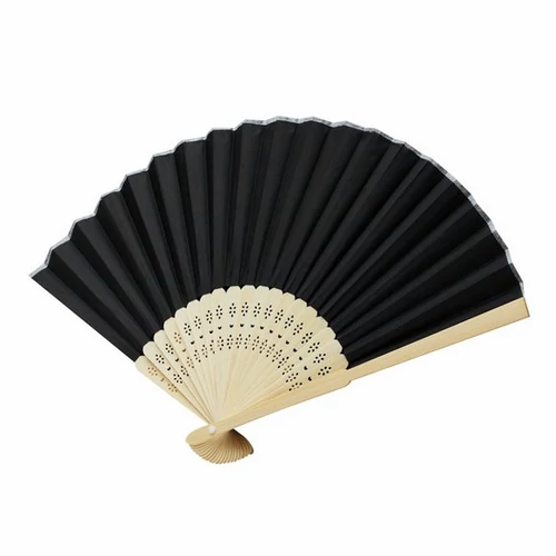 BAMBOO COOL legyező, fekete